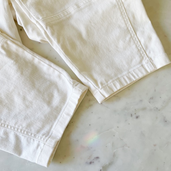 Everlane The Utility Barrel Pant Organic Cotton Bone Ecru Size 4 - Picture 11 of 14